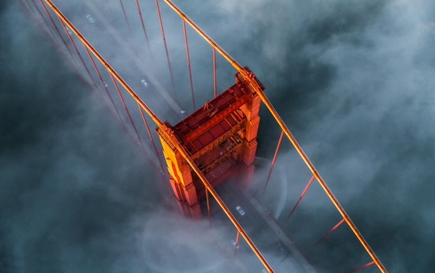 Golden Gate Bridge From Above