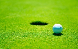 Golf Ball Hole Green