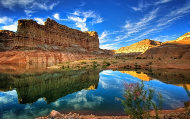 Grand Canyon Lake Reflection (click to view)