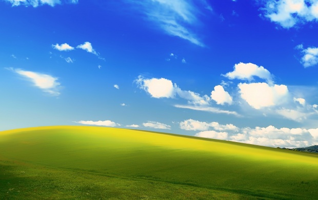 Green Fields And Blue Skies