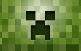 Green Minecraft Face
