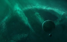 Green Nebula Planets