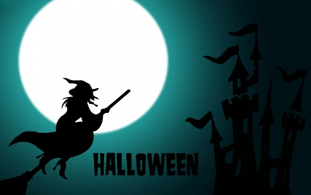 Halloween Witch Flying (click to view)