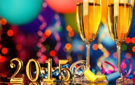 Happy New Year Champagne 2015