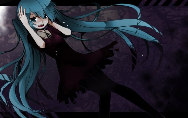 Hatsune Miku And Dark (click to view)