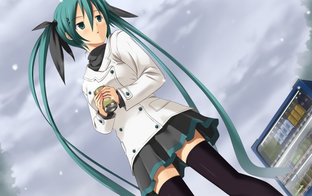 Hatsune Miku And Snow