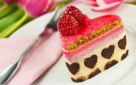 Heart Dessert Cake