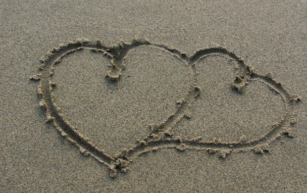 Heart On Art Sand (click to view)