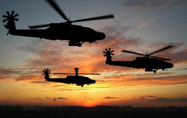 Helicopter Sunset (click to view)