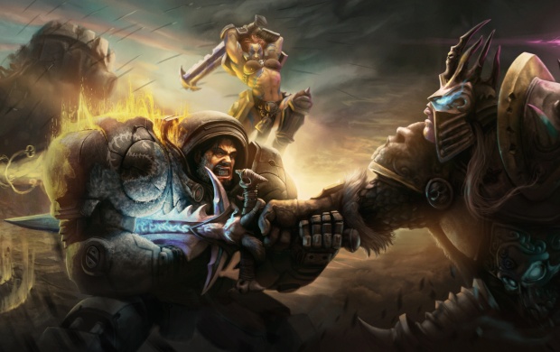 Heroes Of The Storm Battle Raynor Sonya And Arthas (click to view)