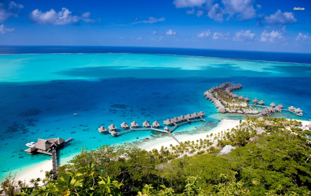 Hilton Resort in Bora Bora (click to view)