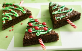 Holiday Tree Brownies Recipe