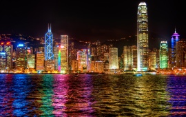Hong Kong Skyline From Kowloon