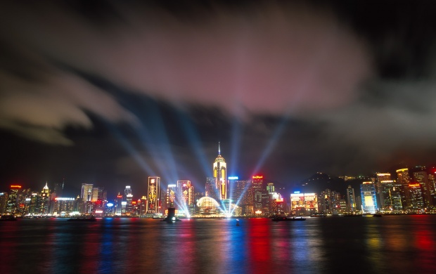 Hongkong River Laser View