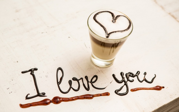 I Love You Coffee Heart