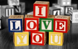 I Love You Cubes