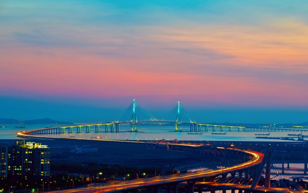 Incheon Bridge City Korea