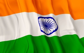 India Waving Flag