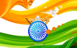 Indian Flag Independence Day Vande Mataram