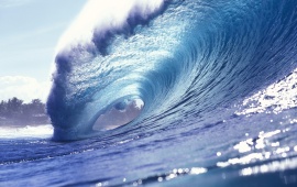 Inside A Big Wave