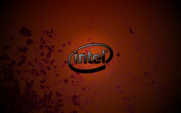 Intel Logo Dark Rust Red (click to view)