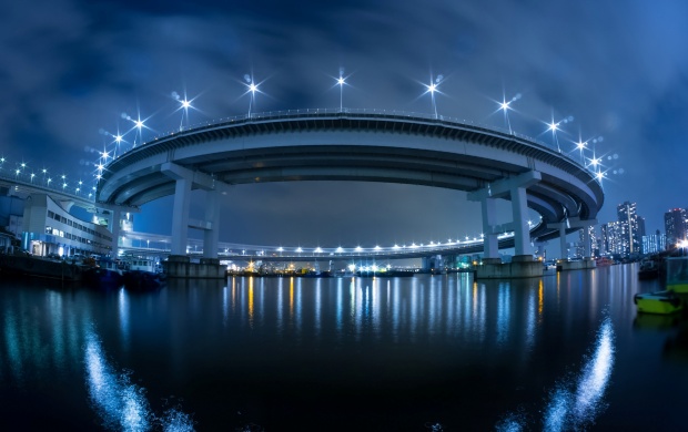 Japan Bridge Lights