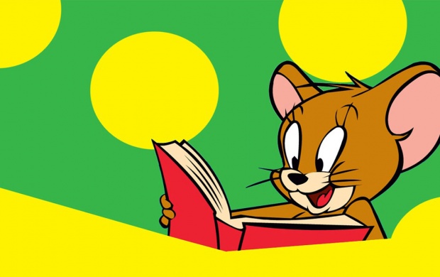 Jerry Reading Book (click to view)
