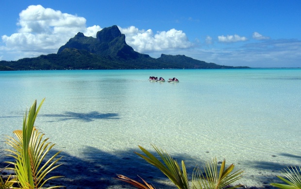 Jetskiing Off Bora Bora (click to view)