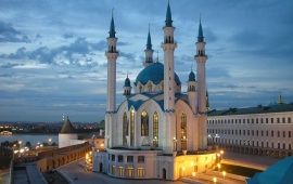 Kazan Mosque Kul Sharif Sky