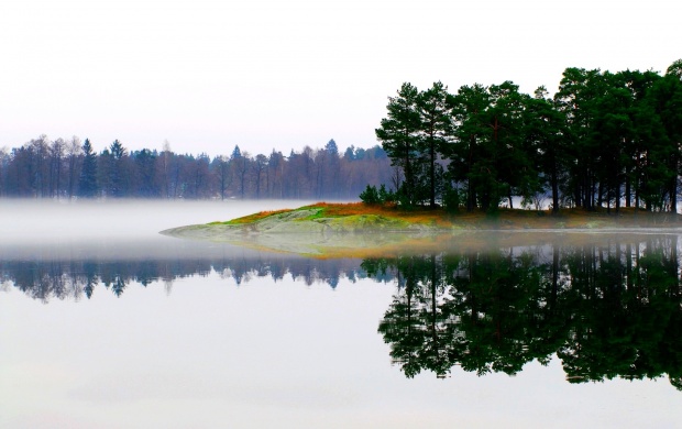 Lake In Fog (click to view)