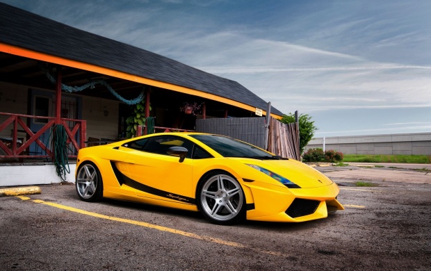 Lamborghini Gallardo Yellow Car