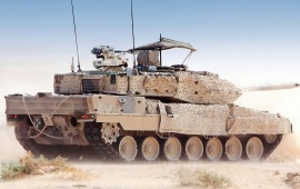 Leopard 2a Tank Desert