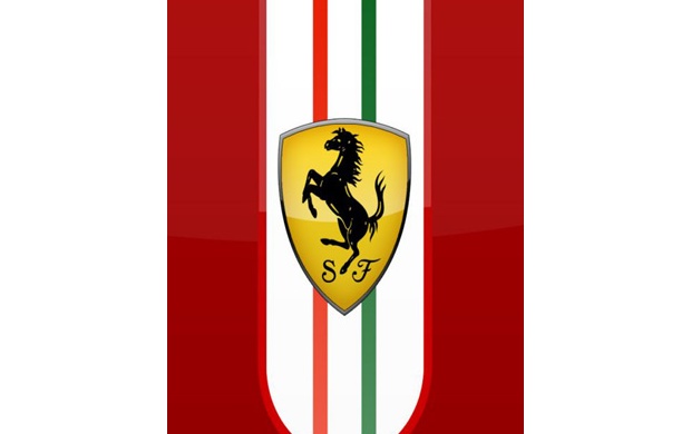 Logo Ferrari Red Background (click to view)