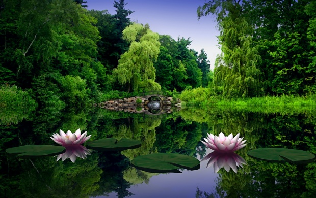 Lotus Flower Lake (click to view)