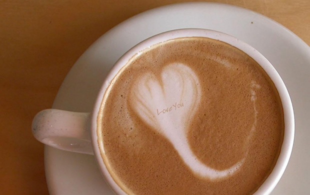 Love In Coffee Cup