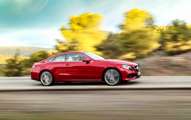 Mercedes Benz E Class Coupe Side 2018 (click to view)