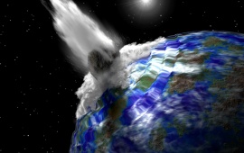 Meteor Earth Crash