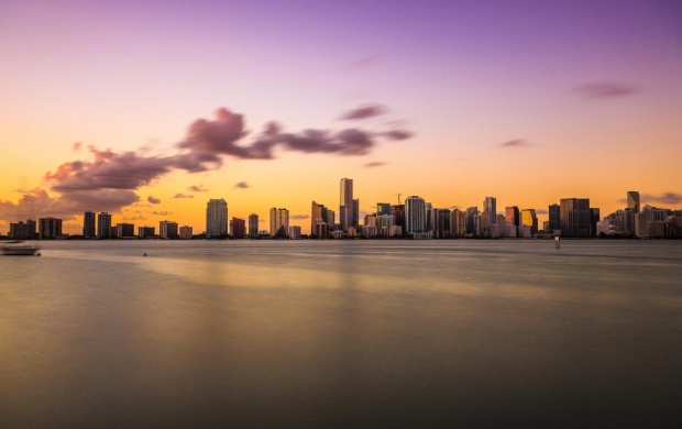 Miami Evening Sunset Ocean (click to view)