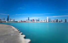 Michigan Chicago City Blue Lake
