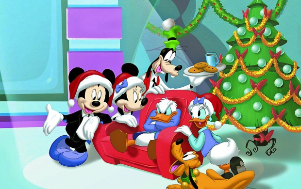 Micky Mouse Family Enjoying