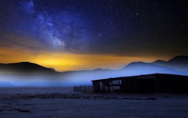 Milky Way Sky At Night