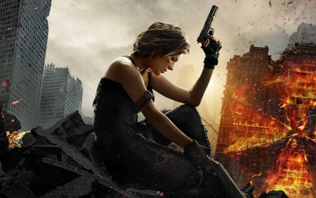 Milla Jovovich Resident Evil The Final Chapter 2016