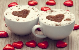Mood Cups Cappuccino Hearts