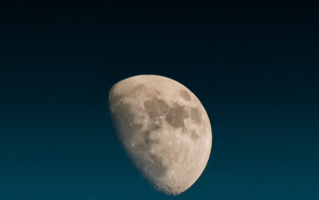 Moon At Blue Sky (click to view)