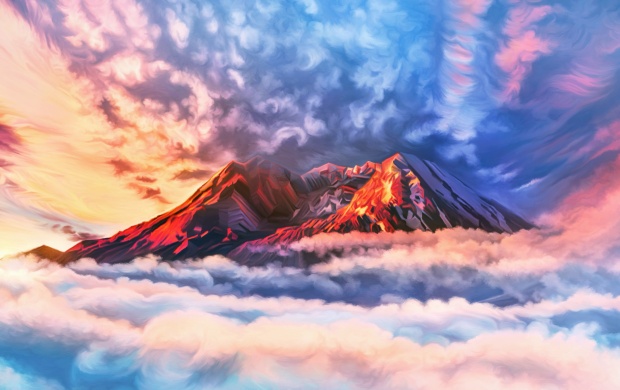 Mountain In The Clouds (click to view)