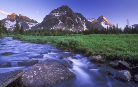Mountain River Flowing