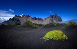 Mountains Black Sand Iceland