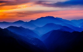 Mountains Of Seraj Himachal Pradesh India