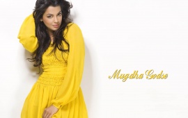 Mugdha Godse In Yellow Dress