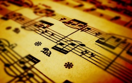 Music Notes Close-Up